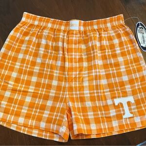 University of Tennessee Flannel Boxer Shorts L Large NEW